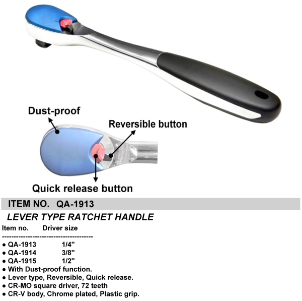 LEVER TYPE RATCHET HANDLE