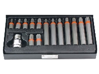 15PCS METAL BOX BIT SET