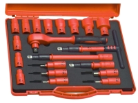 20PCS 1/2"DR. VDE 1000V INSULATED  SOCKET SET