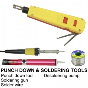 PUNCH DOWN AND SOLDERING TOOLS